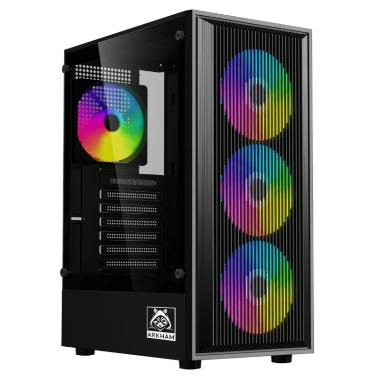 GABINETE ARKHAM VORUS ECO 4*FAN ARGB ATX